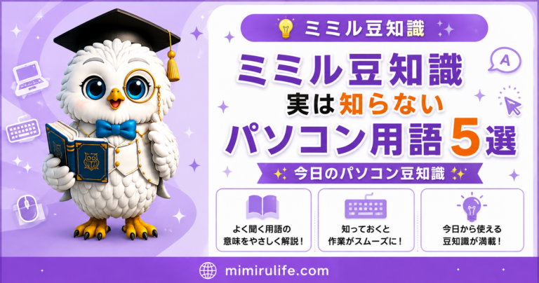 ミミル豆知識